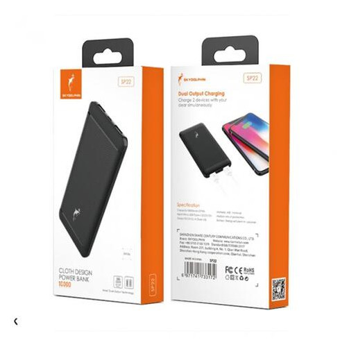 Универсальная мобильная батарея SkyDolphin SP22 10000mAh White (PB-000099) фото №3