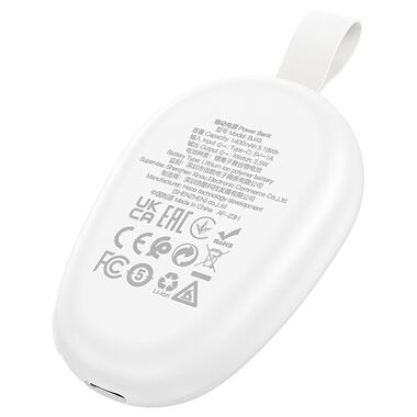 Зовнішні акумулятори Borofone BJ45 1400 mAh White (6941991109232) фото №6
