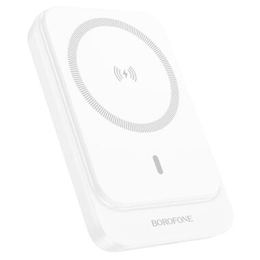 Портативное ЗУ Power Bank BOROFONE BJ63 Nimble PD20W с БЗУ 5000 mAh White  фото №1
