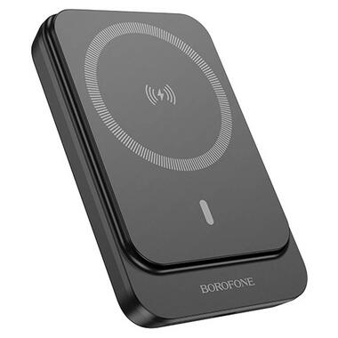 Портативное ЗУ Power Bank BOROFONE BJ63A Nimble PD20W с БЗУ 10000 mAh Black  фото №1