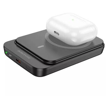 Портативное ЗУ Power Bank BOROFONE BJ63A Nimble PD20W с БЗУ 10000 mAh Black  фото №2