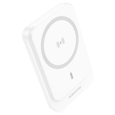 Портативное ЗУ Power Bank BOROFONE BJ63A Nimble PD20W с БЗУ 10000 mAh White  фото №3