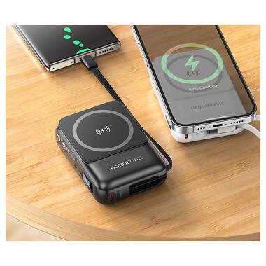 Зовнішній аккумулятор Borofone BJ59 Refined 10000 mAh 22.5 W Black (6941991112744) фото №4