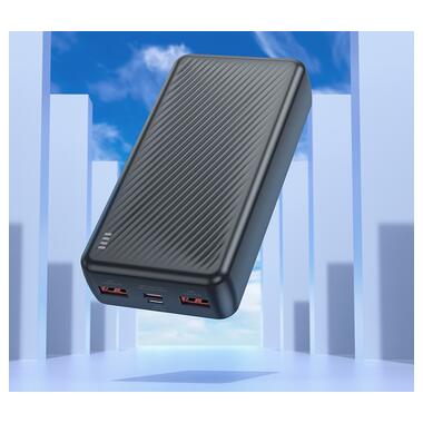 Зовнішній акумулятор Borofone BJ56A Graceful 20000 mAh 22.5 W Black (6941991111822) фото №2