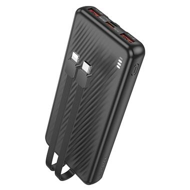 Внешний аккумулятор BOROFONE BJ57 Graceful 22.5W+PD20W fully compatible power bank with cable (10000mAh) Black (6941991111846) фото №2