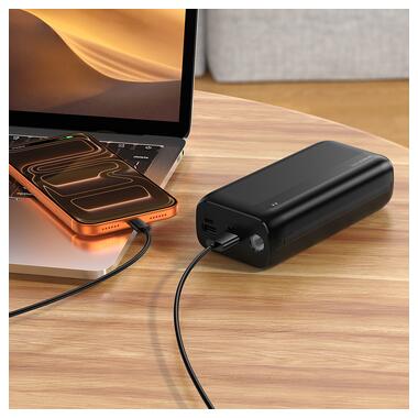 Внешний аккумулятор BOROFONE BJ86A Victoria power bank(30000mAh) Black (6941991126475) фото №8