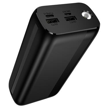 Внешний аккумулятор BOROFONE BJ86A Victoria power bank(30000mAh) Black (6941991126475) фото №6