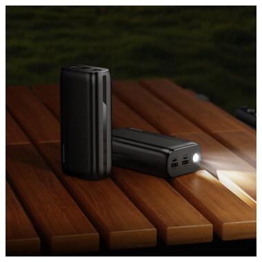 Внешний аккумулятор BOROFONE BJ86A Victoria power bank(30000mAh) Black (6941991126475) фото №7
