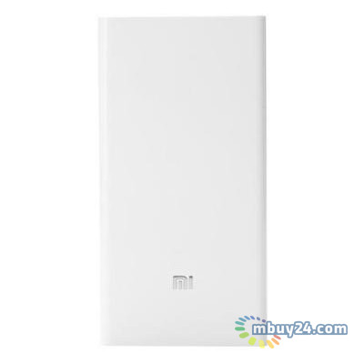 Универсальная мобильная батарея Xiaomi Mi Power Bank 20000 mAh White фото №1