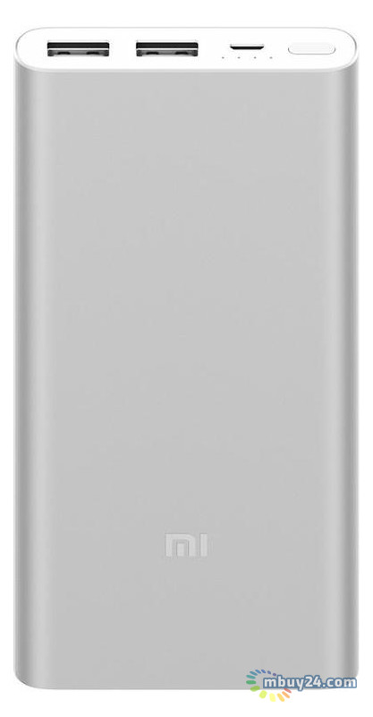 Универсальная мобильная батарея Xiaomi Mi 2S 10000mAh Silver (VXN4228CN) фото №1