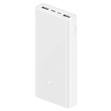 УМБ Xiaomi Mi Redmi Power Bank 20000 mAh micro-USB Type-C швидке зарядження білий PBXR20W фото №1
