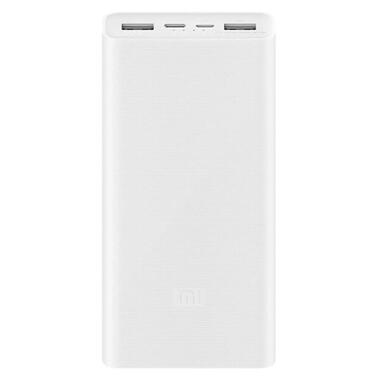 УМБ Xiaomi Mi Redmi Power Bank 20000 mAh micro-USB Type-C швидке зарядження білий PBXR20W фото №2