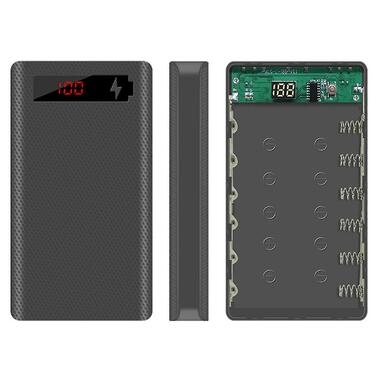 Корпус повербанка с дисплеем для 6 аккумуляторов 100127 быстрая зарядка фото №1
