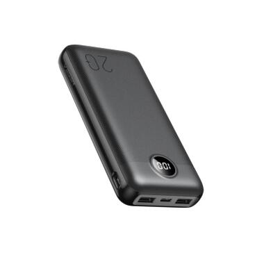 Батарея универсальная VEGER 20000mAh L20S 20W PD QC LCD black (6970453555362) фото №3