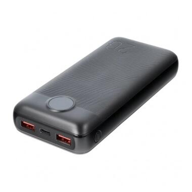 Батарея универсальная VEGER 20000mAh L20S 20W PD QC LCD black (6970453555362) фото №2