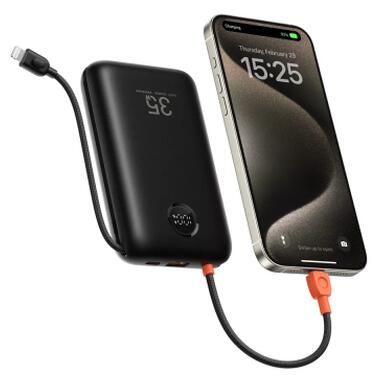 Батарея универсальная VEGER 30000mAh K3 35W PD QC3.0 black (6977525750137) фото №3