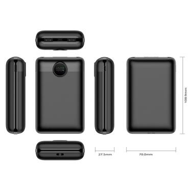 Батарея универсальная VEGER 20000mAh S20 22.5W PD/3/0 QC/3.0 black (6970453554198) фото №2