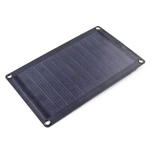 Портативний сонячний зарядний пристрій Dasolar 10W/1xUSB - Black фото №6