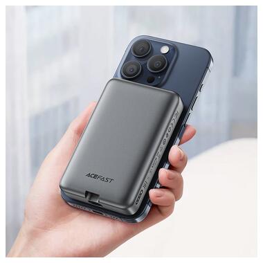 Портативное ЗУ Power Bank Acefast M10 PD30W с БЗУ 10000 mAh Black фото №6