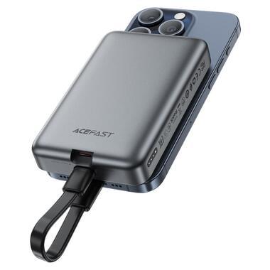 Портативное ЗУ Power Bank Acefast M10 PD30W с БЗУ 10000 mAh Black фото №3