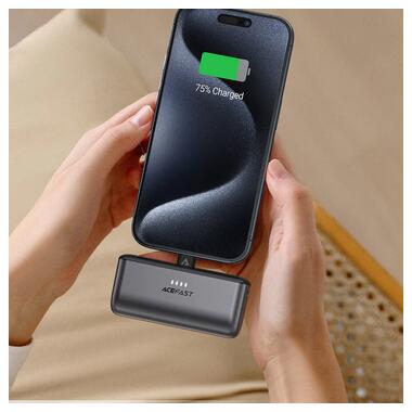 Портативное ЗУ Power Bank Acefast M9 PD20W 5000 mAh Black фото №5