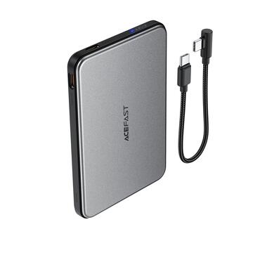 Внешний аккумулятор ACEFAST M30-5000 PD20W magnetic fast charging power bank with cable Black (6974316286004) фото №3