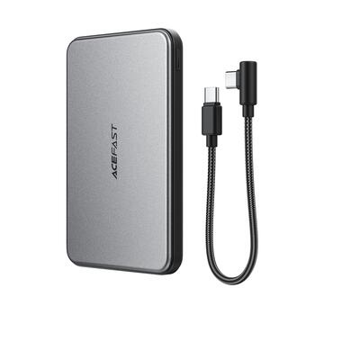 Внешний аккумулятор ACEFAST M30-5000 PD20W magnetic fast charging power bank with cable Black (6974316286004) фото №1