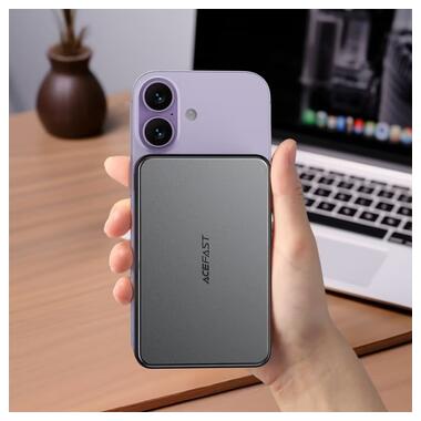 Внешний аккумулятор ACEFAST M31-10000 22.5W magnetic fast charging power bank with cable Black (6974316286011) фото №8