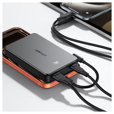 Внешний аккумулятор ACEFAST M31-10000 22.5W magnetic fast charging power bank with cable Black (6974316286011) фото №7