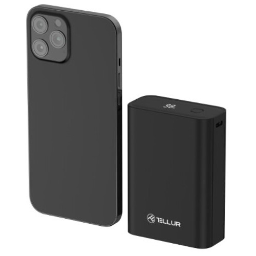 Універсальний мобільний акумулятор Tellur PD702 Compact Pro 20000mAh Black (TLL158371) фото №2