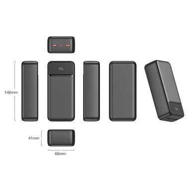 Батарея универсальная SWISSTEN 30000mAh POWER LINE II 22.5W PD QC Black (8595217490635) фото №3