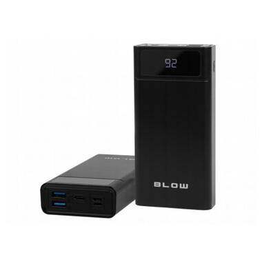 Батарея універсальна Blow 40000mAh, PD/20W, QC/3.0, inp:Micro-USB/USB-C, out:USB-A*2/USB-C, black (PB40AB) фото №1