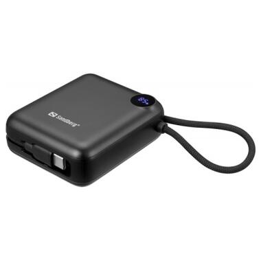 Батарея универсальная Sandberg 10000mAh PD/3.1/20W, QC/3.0, USB-C In/Out, with 2 cables USB-C (421-26) фото №4