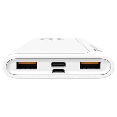 Батарея универсальная Silicon Power 10000mAh QP15 White (SP10KMAPBKQP150W) фото №3