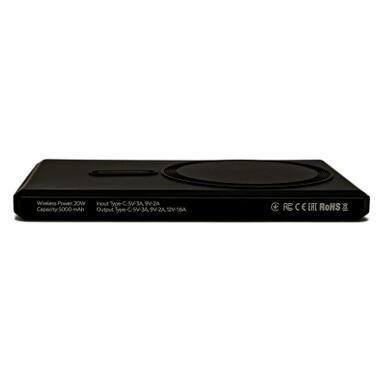 Батарея универсальная BePhone 5000mAh, 15W, MagSafe, black (BP-K5-BK) фото №10