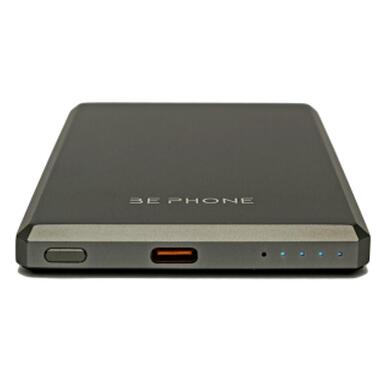 Батарея универсальная BePhone 5000mAh, 15W, MagSafe, grey (BP-K5-GR) фото №11
