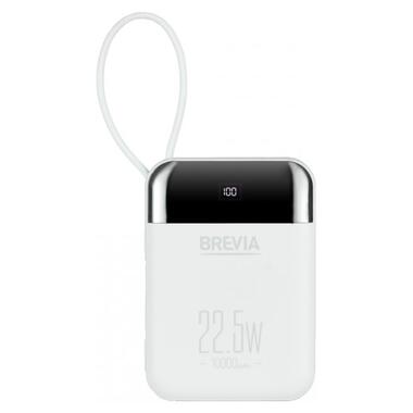 Універсальна мобільна батарея Brevia 10000mAh 22.5W Type-C+Lightning Cable, Li-Pol, LCD (45122) фото №1