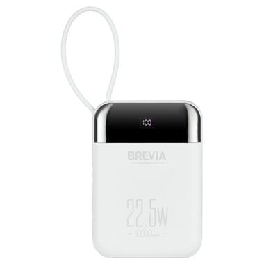 Повербанк Brevia 45122 10000mAh 22.5W Type-C+Lightning Cable, Li-Pol, LCD фото №2