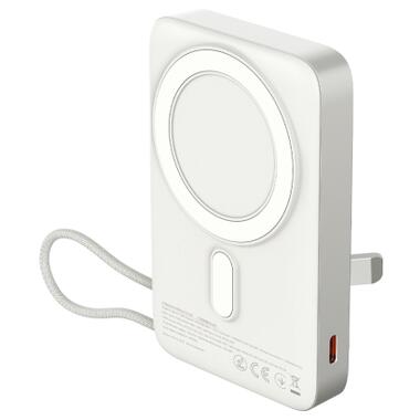 Батарея универсальная Sigma X-power SI10A8QL-MAG silver 10000mAh, Magnetic wireless 15W, charge iWatch, PD+QC, 22,5W max (4827798161012) фото №4