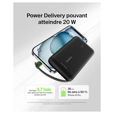 Портативное зарядное устройство Power Bank Belkin (BPB021HQBK) фото №2