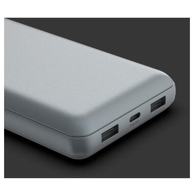 Батарея универсальная Belkin 10000mAh 15W 2xUSB-A, USB-C Gray (BPB011BTGY) фото №6