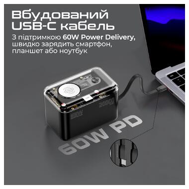 Универсальная мобильная батарея Promate Mavrix-20 20000mAh 65W Black (mavrix-20.black) фото №4