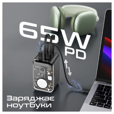 Универсальная мобильная батарея Promate Mavrix-20 20000mAh 65W Black (mavrix-20.black) фото №3