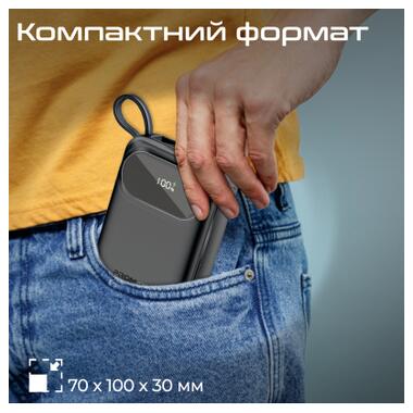 Батарея универсальная Promate 20000mAh PD/35W (powerpod-20.black) фото №10