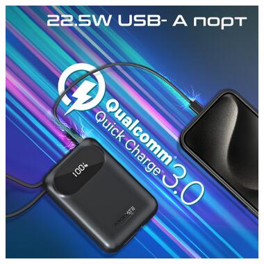 Батарея универсальная Promate 20000mAh PD/35W (powerpod-20.black) фото №6