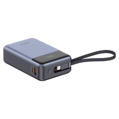 Батарея универсальная Canyon 20000mAh OnPower 600 PD/65W built-in cable Dark Grey (CNS-CPB600DG) фото №4