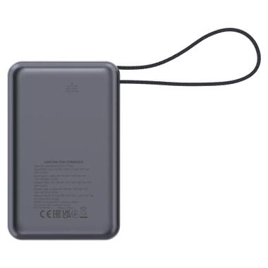 Батарея универсальная Canyon 20000mAh OnPower 600 PD/65W built-in cable Dark Grey (CNS-CPB600DG) фото №5