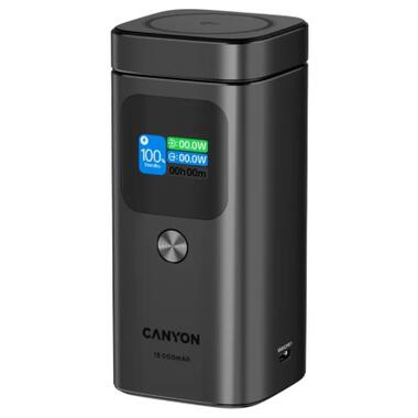 Батарея универсальная Canyon 15000mAh OnPower 150 Qi2 magnetic Grey (CNS-CPB150DG) фото №2