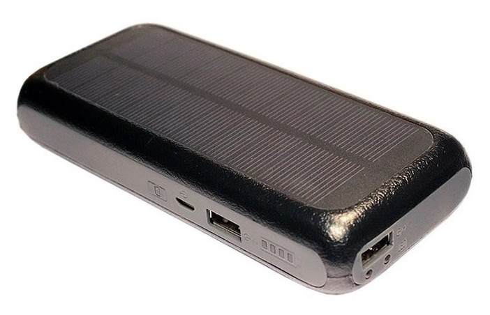 Універсальна мобільна батарея FrimeCom 6SO Real 10000 мАг Solar BAT 2 USB LED фото №1