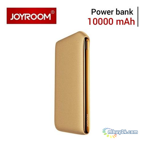 Портативная зарядка 10000 mAh Joyroom D-M154 Lingzhi series Power bank золотой фото №1